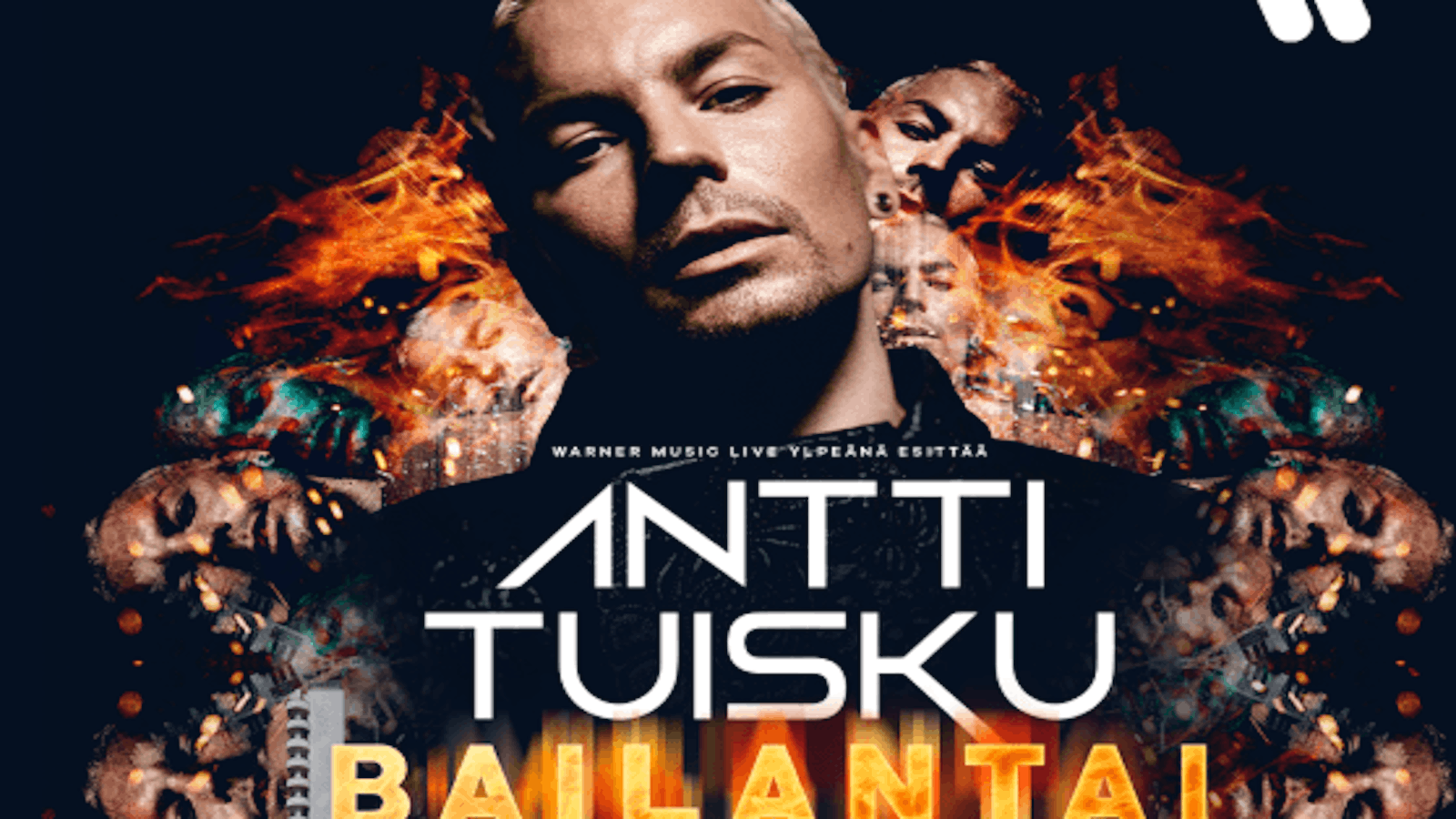 Antti Tuiskun Bailantai-konsertti siirtyy vuoden 2022 syyskuulle.