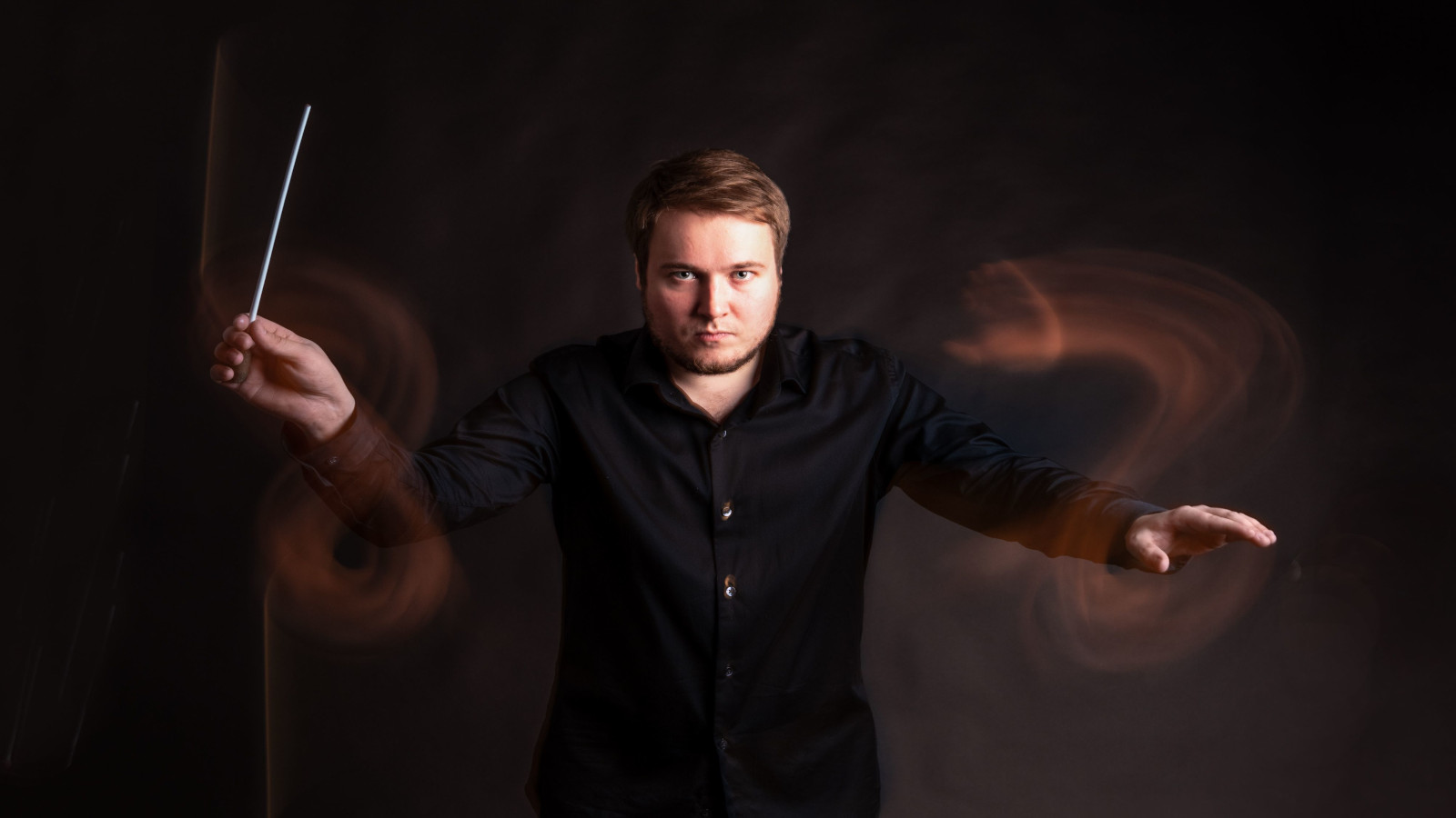 Erkki Lasonpalo johtaa Mikkelin The Great Horn -konsertin 21.10.2021.