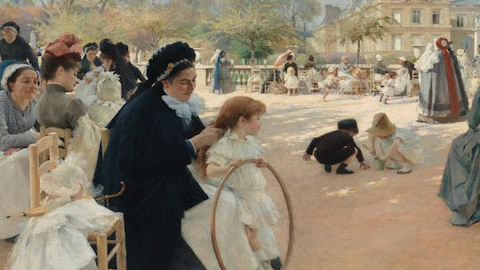 Albert Edelfeltin maalaus Pariisin Luxembourgin puistossa esiintyy Pariisin Petit Palais’ssa 8.3.–10.7.2022.