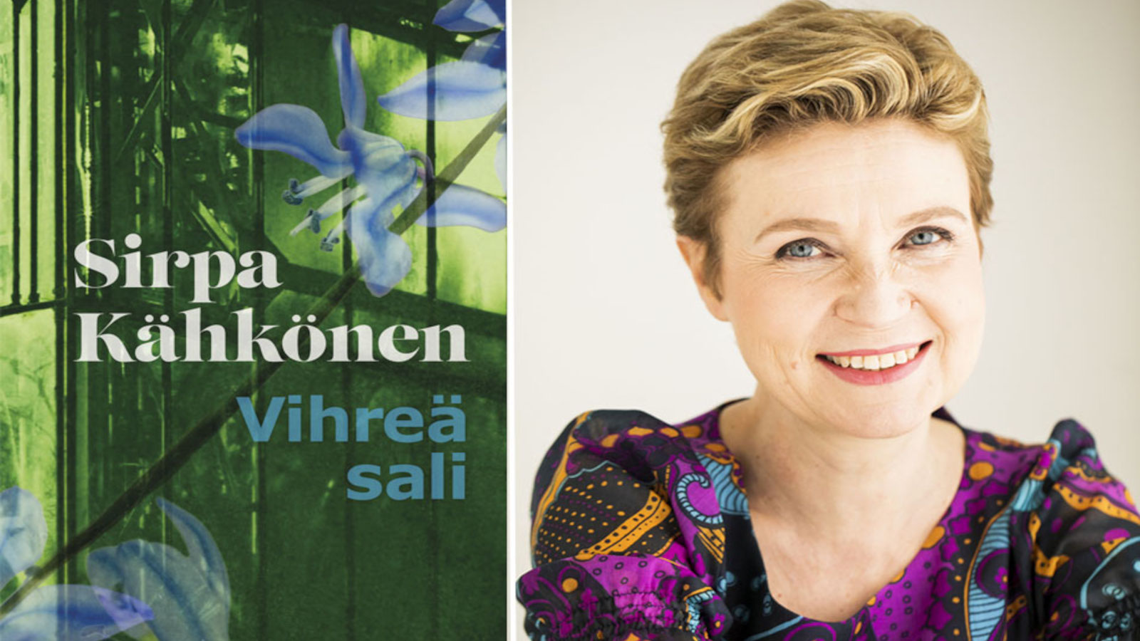 Sirpa Kähkösen Vihreä Sali on voittanut vuoden 2021 Savonia-palkinnon ja juhlii samalla 30-vuotista uraansa kirjailijana.