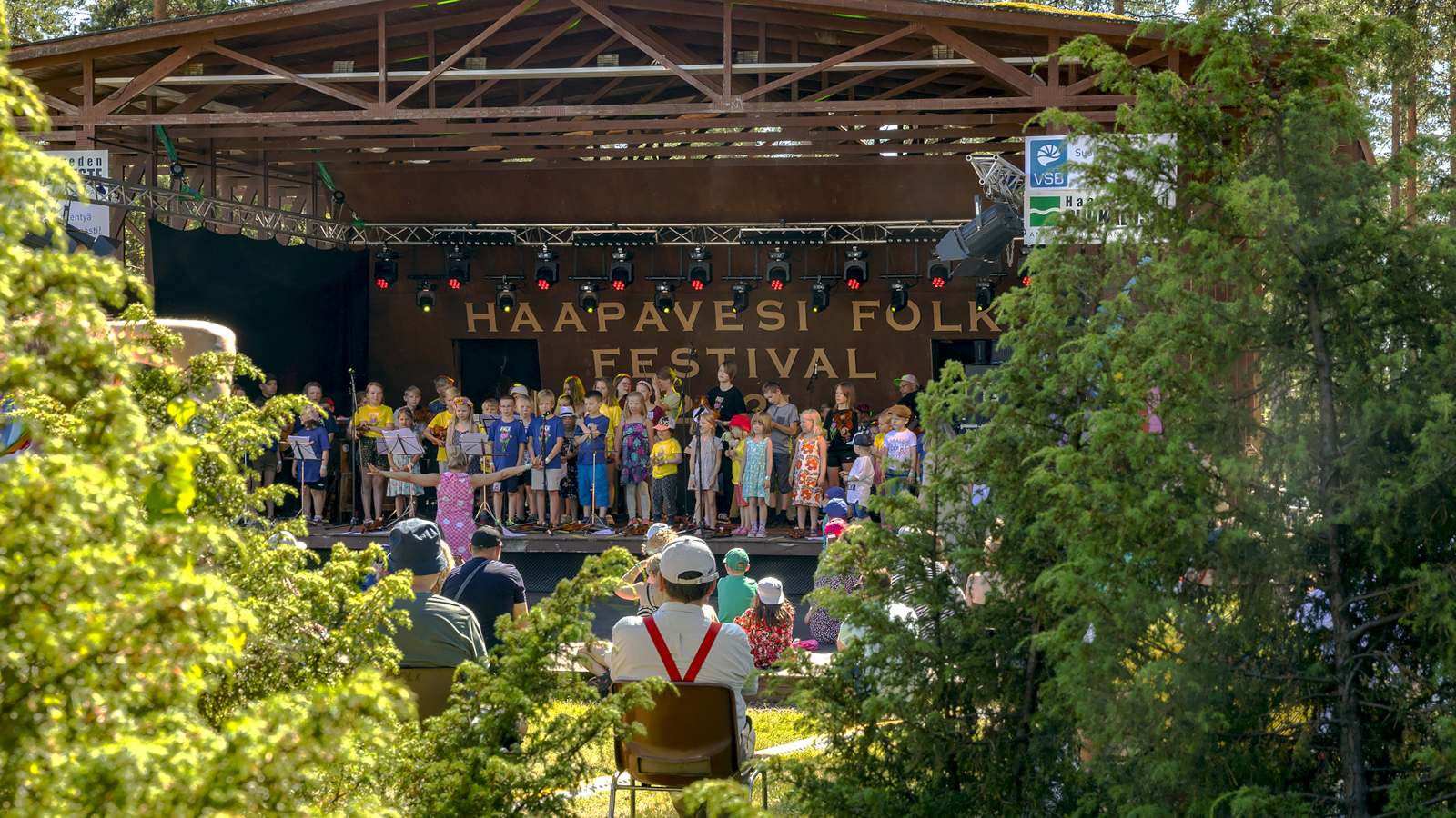 Haapavesi Folk Musiikin Festivaalilla lauantaina on perinteisesti lastenpäivän ohjelmaa. .