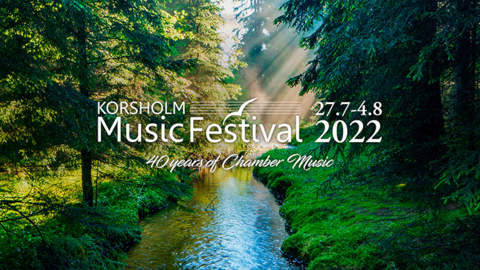 Korsholman 40. Musiikkijuhlat pidetään ajalla 27.7.-4.8.2022.