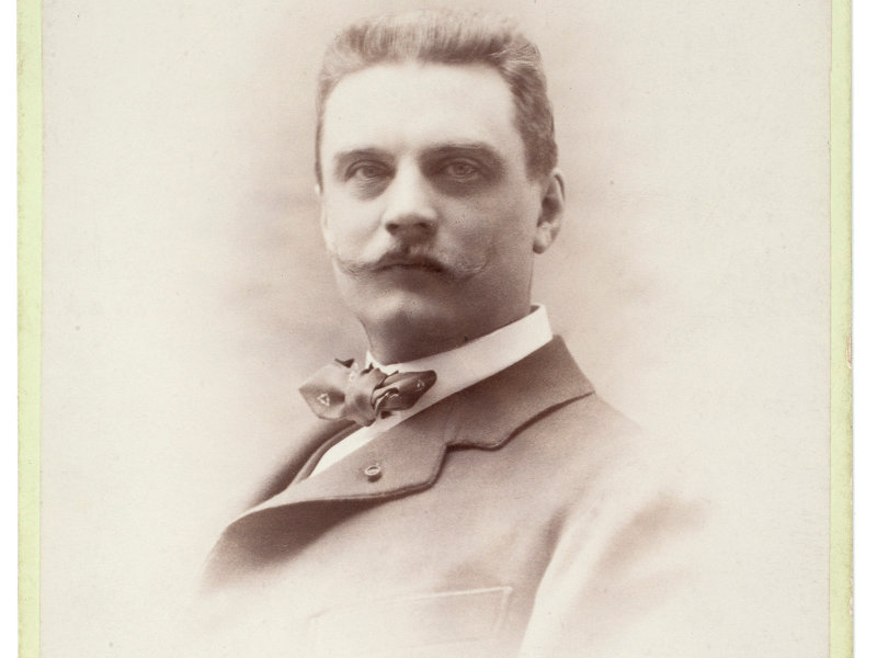 Albert Edefelt 1800-luvun puolivälissä. Kuva: Svenska litteratursällskapet i Finland (SLS)