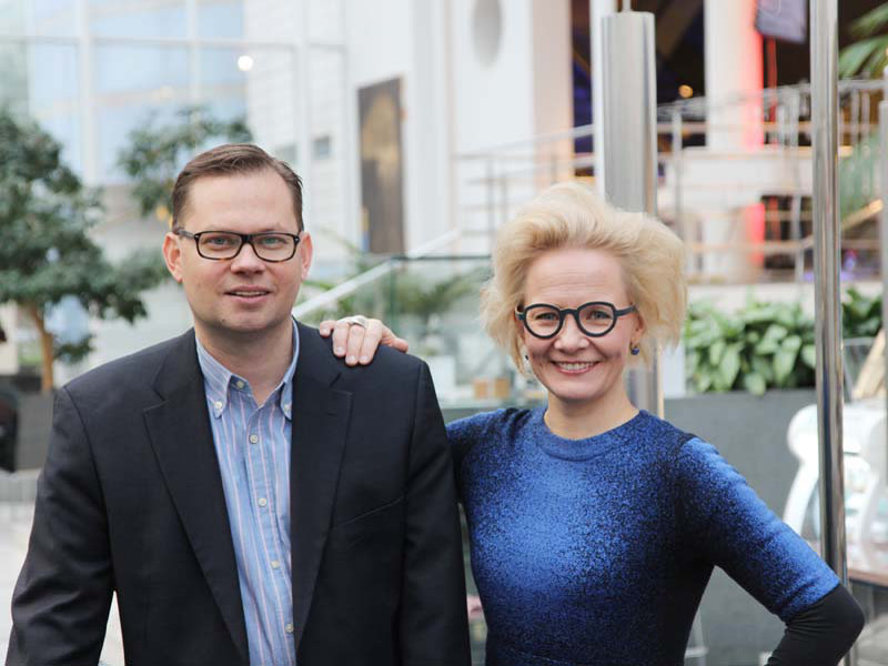 Aku Vikström ja Paulina Ahokas