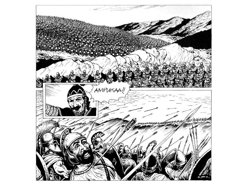 Persian armeijaa vastaan ei käy taisteleminen.
