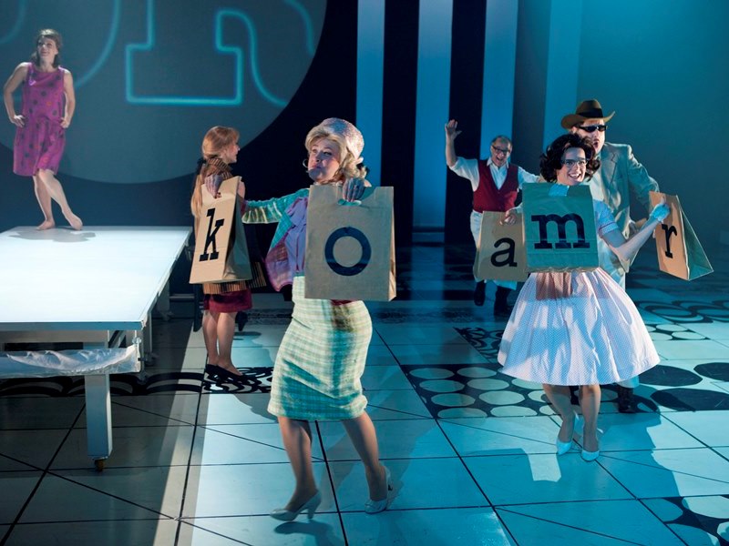 Elina Lähde, Ursula Salo, Sari Haapamäki, Markku Huhtamo, Seppo<br />
Kolehmainen,  Sara Welling<br />
Kuva © Marko Mäkinen