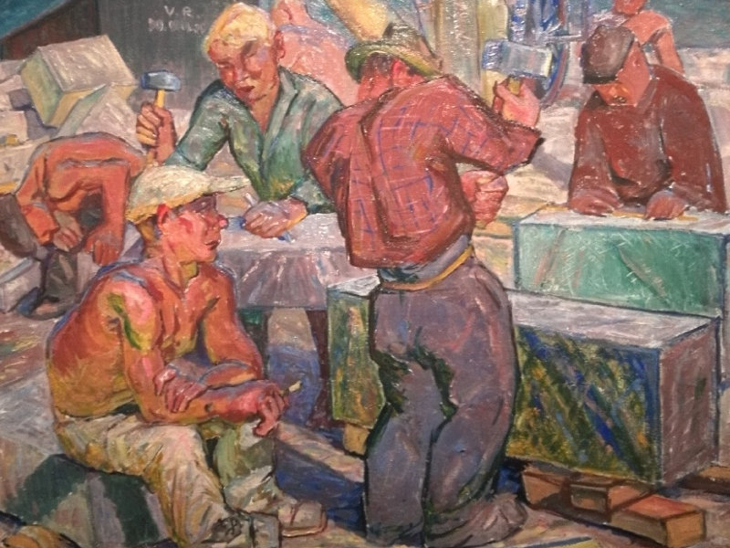 Yrjö Saarinen, Kivenhakkaajia 1937