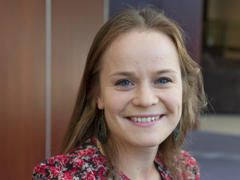 Terveyttä taiteesta -palkinnon voittanut Elisa Salo. Kuva: Markku Ojala / Messukeskus, Helsinki.