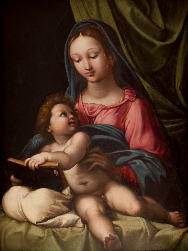 Giulio Romanon koulukunta, Neitsyt Maria ja Jeesus-lapsi. Kuva: Stella Ojala