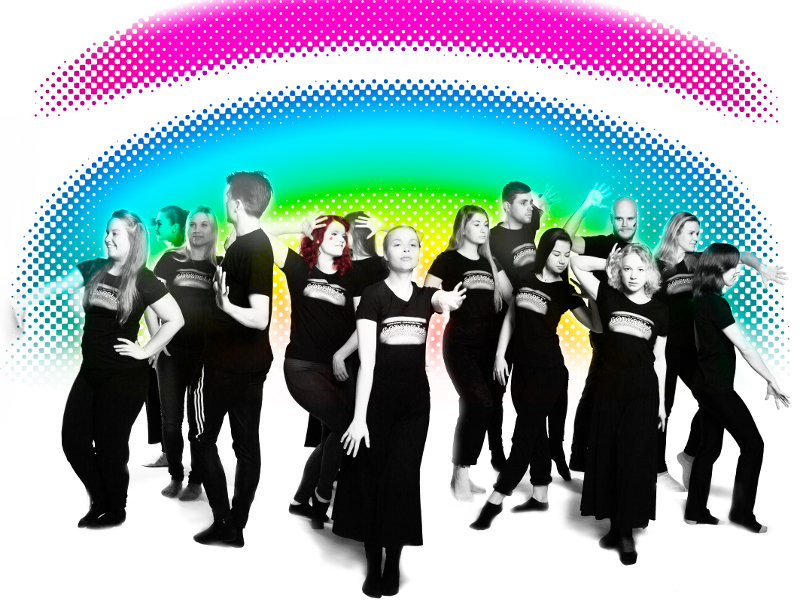 Godspell-musikaali. Kuva: Tampereen Työväen Teatteri