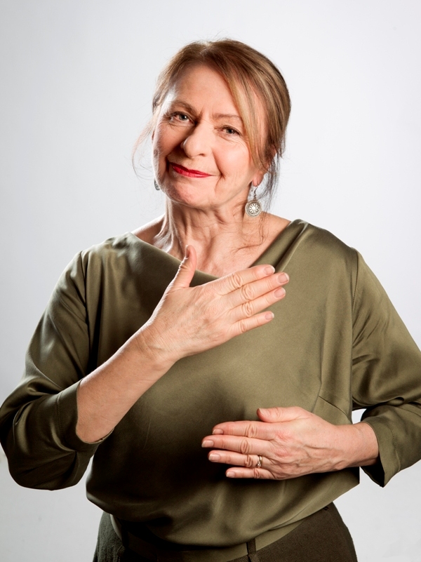 Gunilla Vestin Wallin, Kärlek, drömmar och fjärilar.<br />
Fotograf: Urban Jörén
