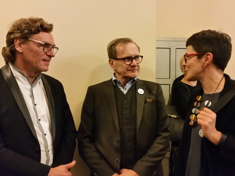 Tuomas Hoikkala, Hannu Kaukiainen ja Siru Ahopelto Viipurissa