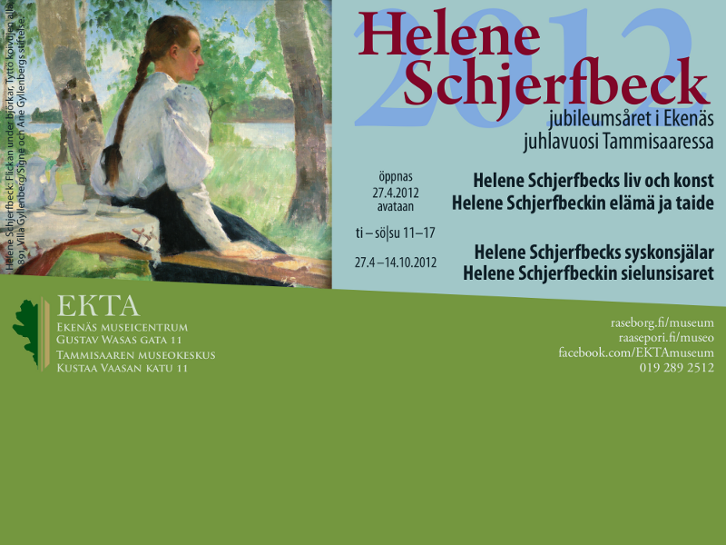 Helene Schjerfbeck -mainos.
