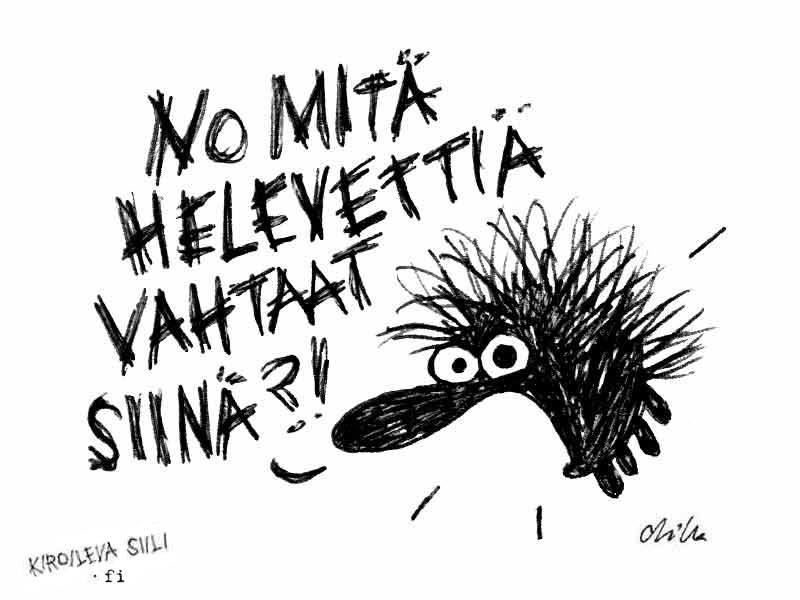 Kiroileva Siili. Kuva: www.kiroilevasiili.fi
