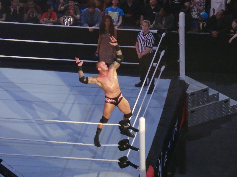 Nykyään Randy Orton esittää kylmäpäisen hyviksen roolia. Kuva: Jouni Hakkarainen