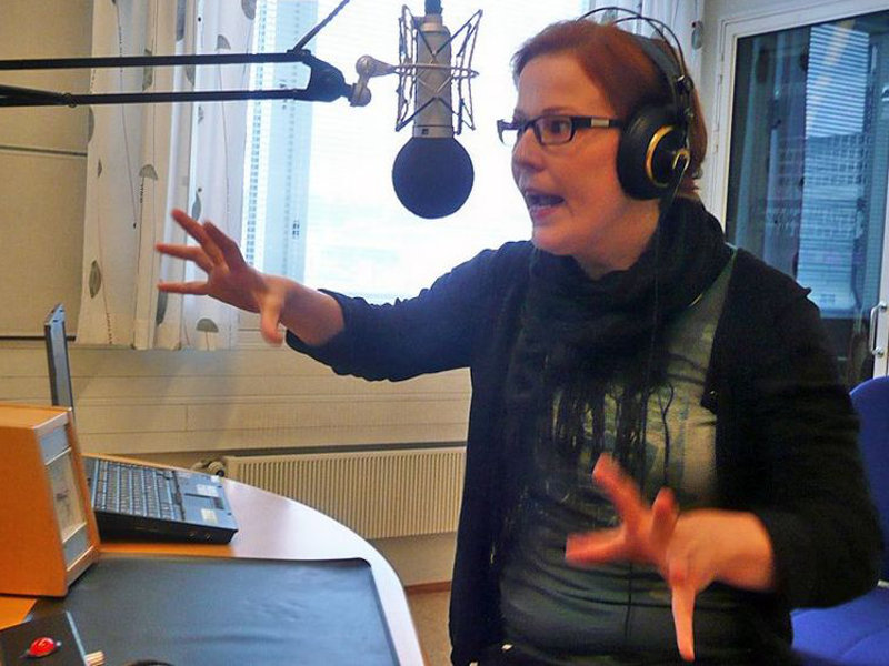 Näyttelijä Irene Tikka. Kuva: YLE / Juha Mäntykenttä