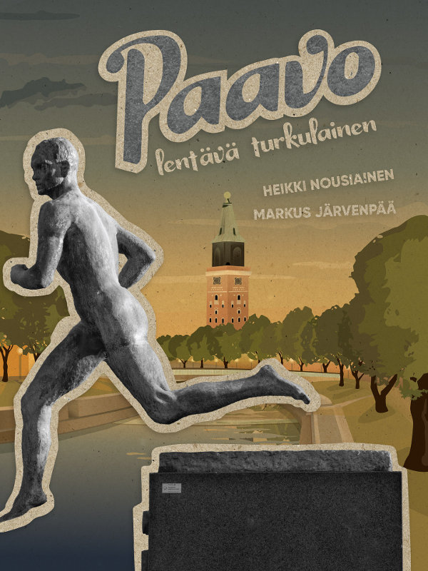 Paavo – lentävä turkulainen - juliste / Marita Koivisto