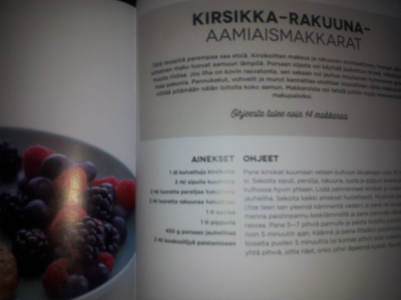 Paleoruokaa, Resepti