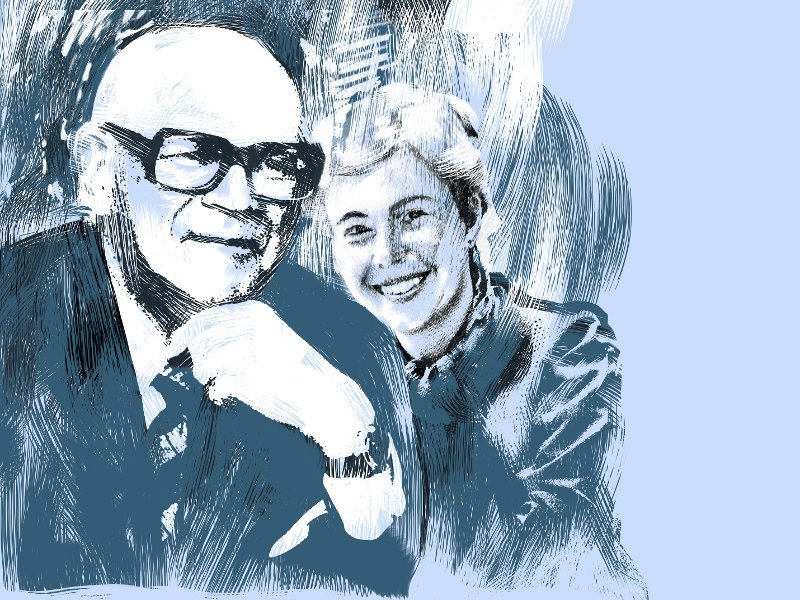 Presidentti ja tyttö. Kuva: Anne Sillanaukee
