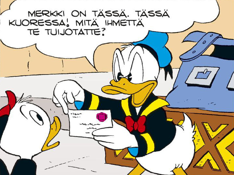 Carl Barks, Punainen postimerkki