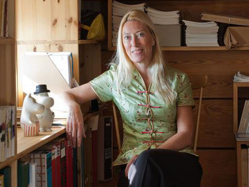 Moomin Charactersin hallituksen puheenjohtaja Sophia Jansson. Kuva: moomin.com