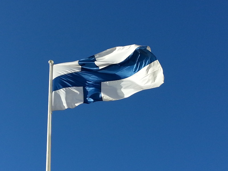 Suomen lippu. Kuva: cc-by-sa Niiranen.fi
