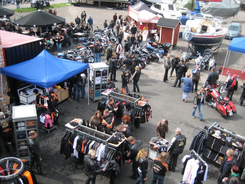 Harley-Davidson -päivä, isäntänä HD of Helsinki 17.5.2012. Kuva: www.moottoripyoramuseo.fi