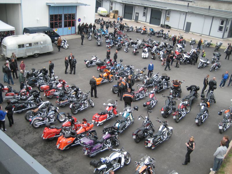 Harley-Davidson -päivä, isäntänä HD of Helsinki 17.5.2012. Kuva: www.moottoripyoramuseo.fi