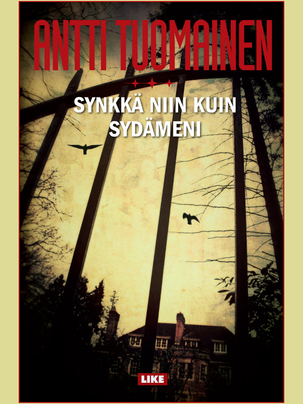 Synkkä niin kuin sydämeni, kansi. Kuva: Like.