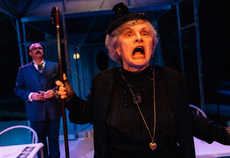 Ruhtinatar Dragomiroff'in roolin Idän pikajunassa tekee Sara Paavolainen.