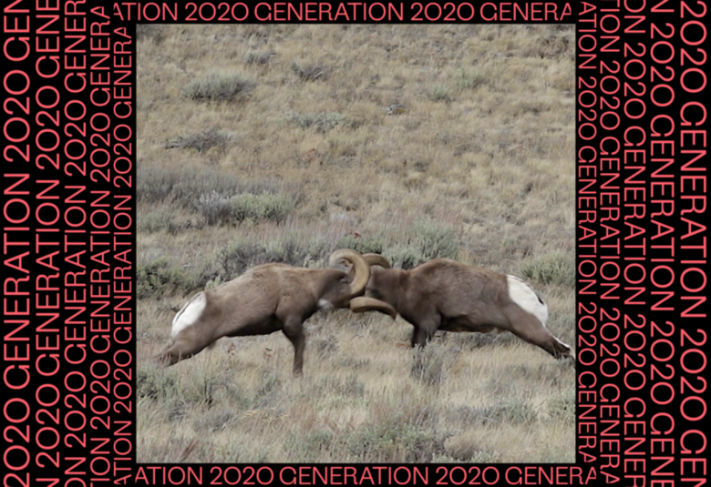 Amos Rex Generation 2020 -näyttelyn tunnuskuva.