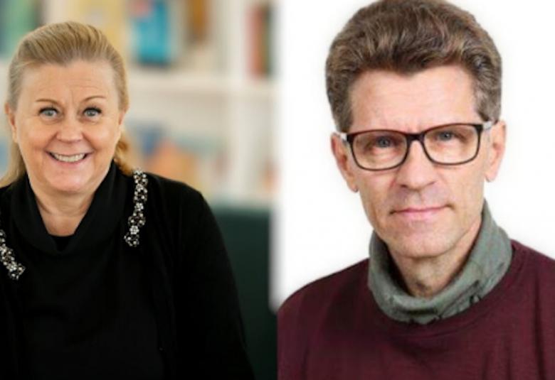 Kuvassa ovat Pia Houni ja Isto Turpeinen samassa kuvassa.  Molemmista on erilliset kuvat.