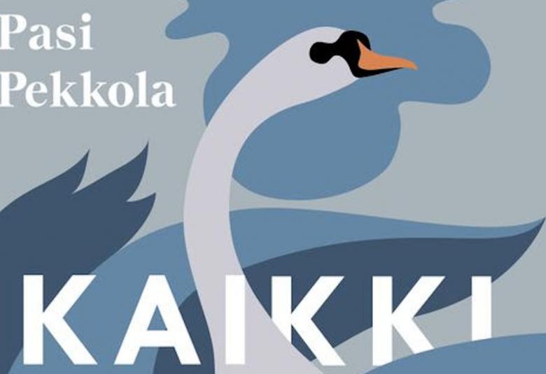 Kuvassa on osa kirjan kannesta Kaikki isäni naiset ja kuvassa näkyy joutsenen pää.