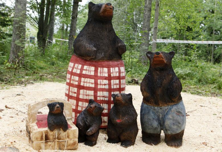 Ari Vähäkangas sai Vaara-Karjalan Osuuspankin myöntämän palkinno vestoksellaan Marjanpoimijat.