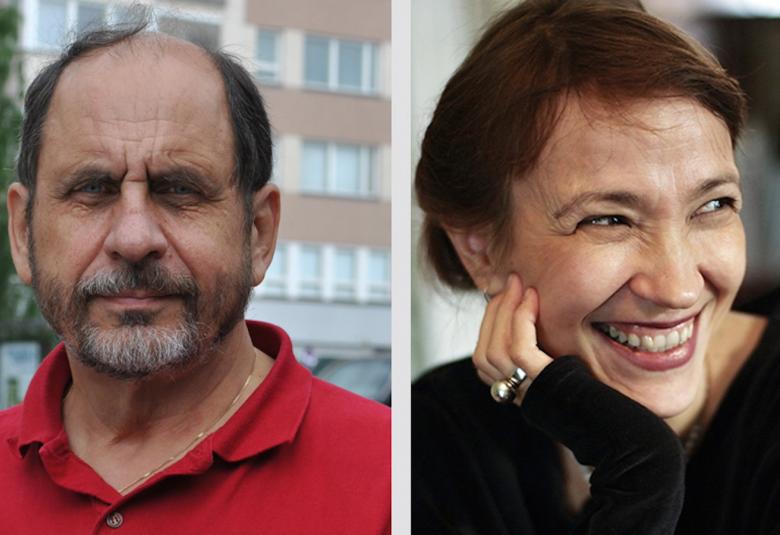 Kuvassa on vasemmalla Joni Skiftesvik ja Tuulia Ahola erillisissä kasvokuvissa.