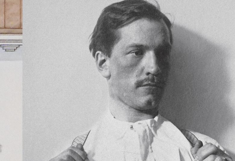 Kuvassa on Uno Ullbergin kasvokuva ja osa kirjan kannesta.  Kuva on musta-valkoinen.