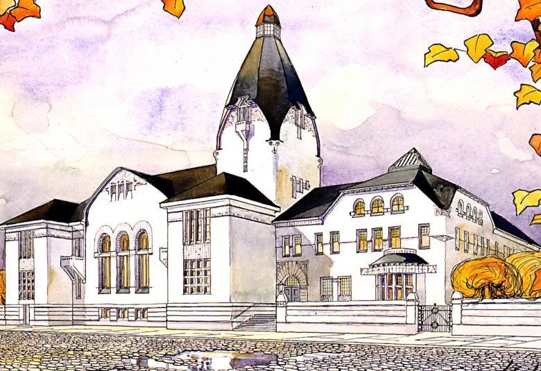 Uno Ullbergin diplomityö nähtävänä Lappeenrannan Taidemuseon näyttelyssä Lähellä – kaukana 12.6. - 5.9.2021. 