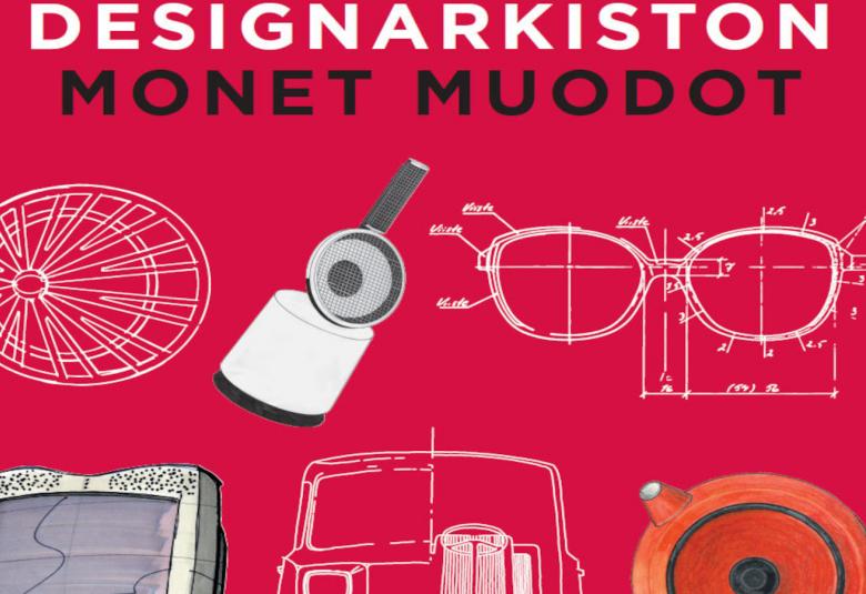 Designarkiston monet muodot -virtuaalinäyttely esittelee monipuolisesti arkiston aineistoja eri muotoilualoilta.
