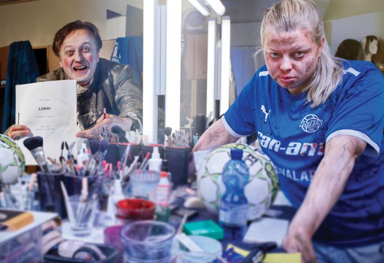 Rakkaudesta lajiin on kirjoitettu tilaustyönä Rovaniemen Teatterille. Tarina on aidosti paikallinen ja lavalla vilahtelevat toimijoina muun muassa Rovaniemen Teatteri, paikalliset urheiluseurat RoPS ja RoKi, Lapin poliisilaitos, Lapin Kansa ja Rovaniemen kaupunki.  ”Tämä on todella ainutlaatuinen avaus Rovaniemen Teatterilta ja poikkeuksellista ajatellen koko suomalaista teatterikenttää”, Smolander sanoo.  Esitys on erittäin fyysinen. Näyttelijät Kari Koivukangas ja Karoliina Surma-aho tekevät Smolanderin m